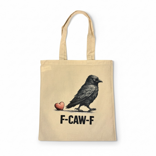 Grumpy Crow Tote Bag