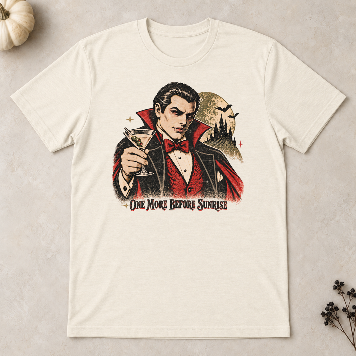 Dracula with martini