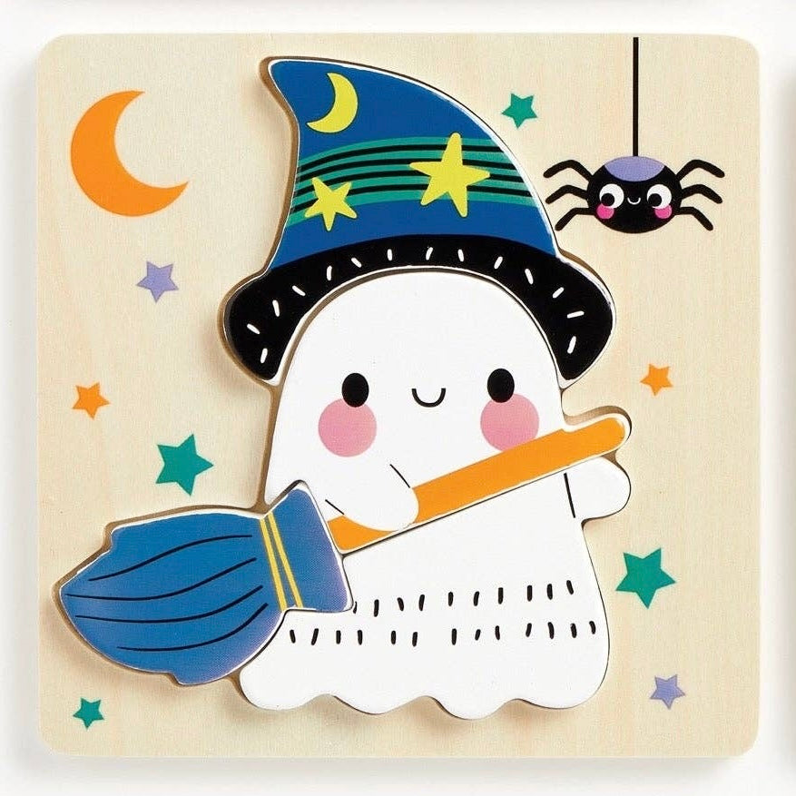 Spooky Friends Set of 4 Wood Puzzles