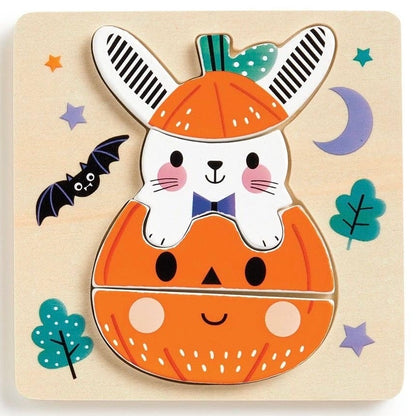Spooky Friends Set of 4 Wood Puzzles