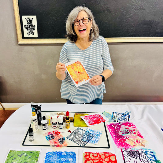 Beginning Gel Plate Printing Saturday, (November 8th 11am to 2:00)