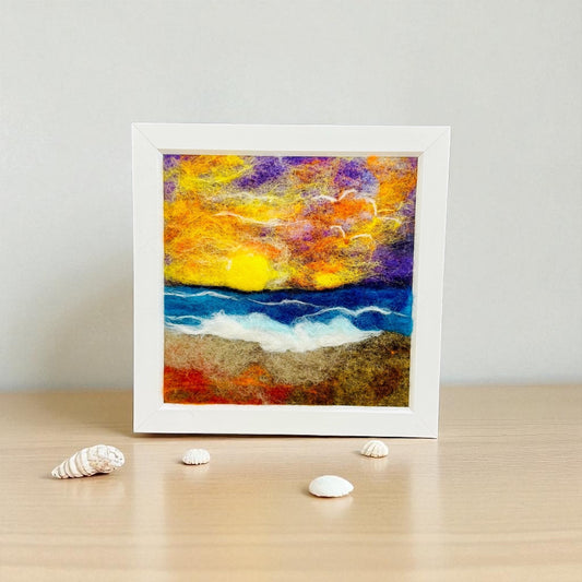 Sunset Felt Painting Class (Sunday, October 26th 11 to 2:00)