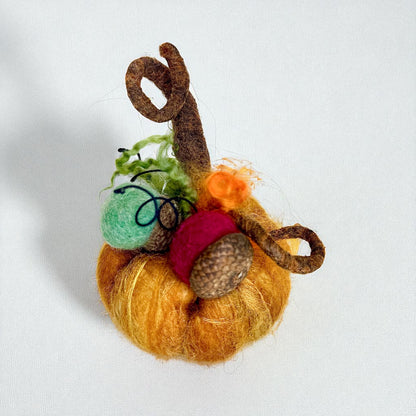 Pumpkin Felting Class (Sunday, November 9th @ 11am to 2:00)