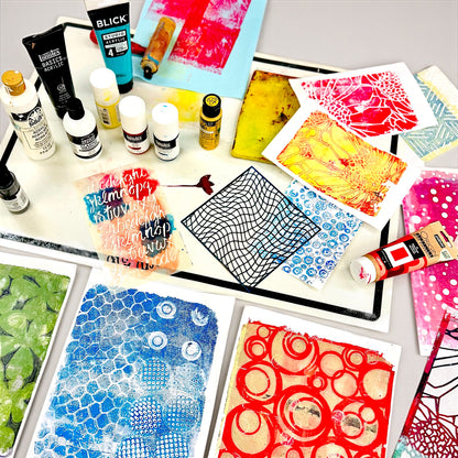 Beginning Gel Plate Printing Saturday, (November 8th 11am to 2:00)