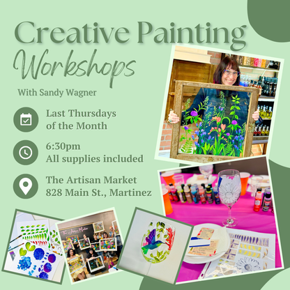 Creative Painting Workshops with Sandy