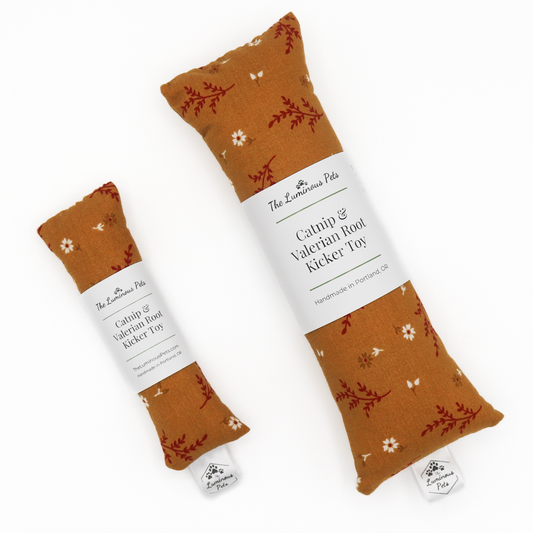 Catnip and Valerian Root Blend Cat Toy | Ochre & Leaves