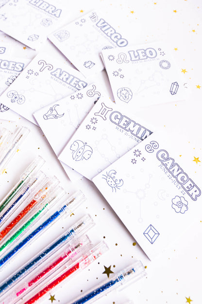 Color the Cosmos Post It Notes - Complete Astrology Set