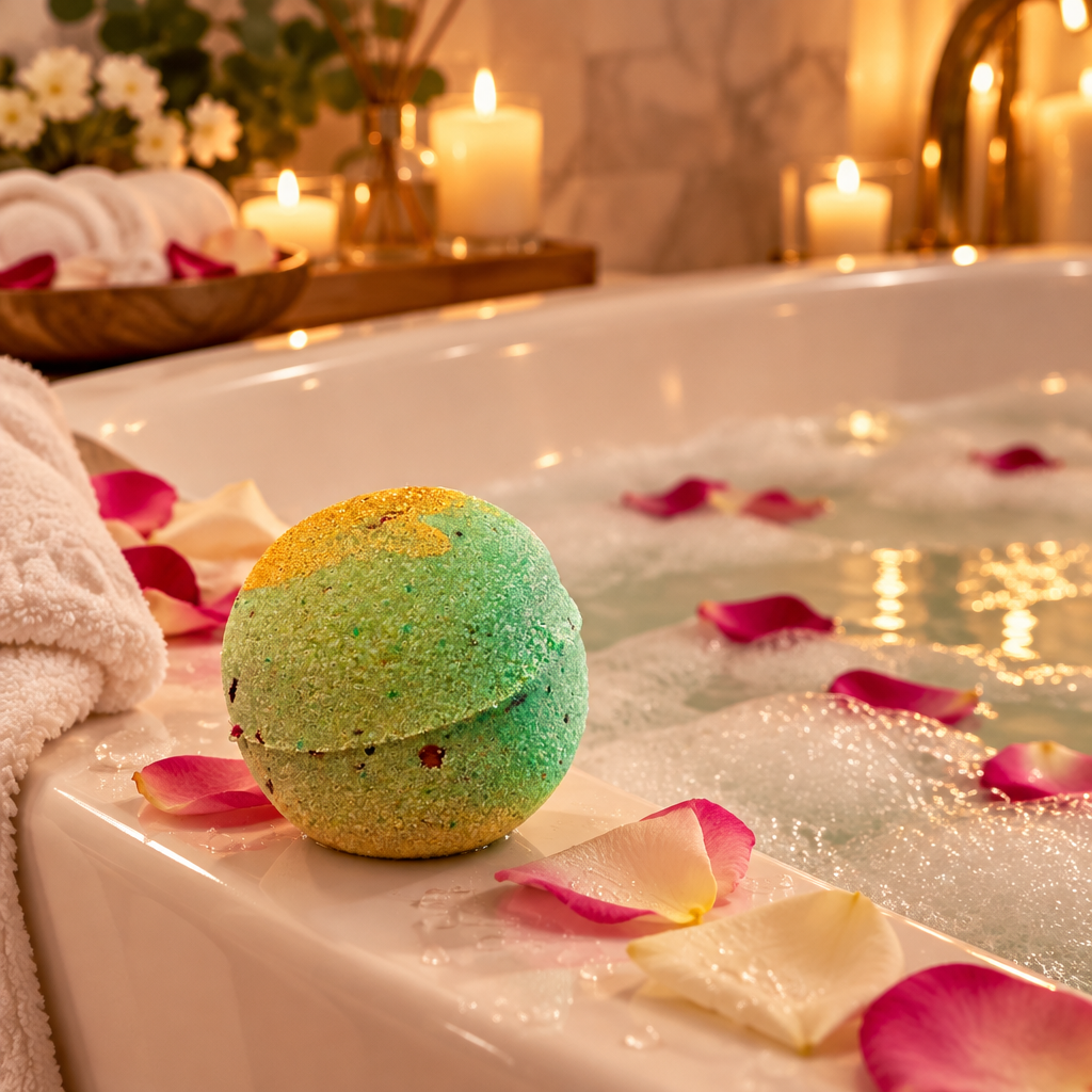 Spellbound - Crystal Infused Bath Bomb