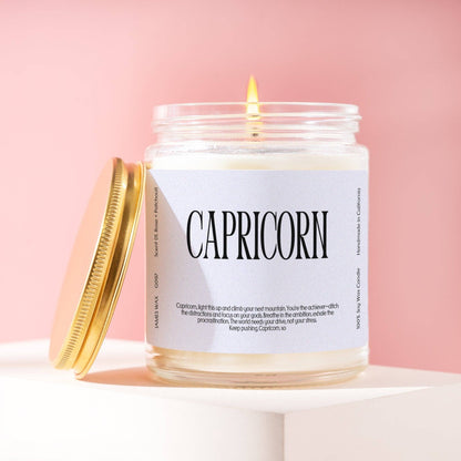 Capricorn Candle