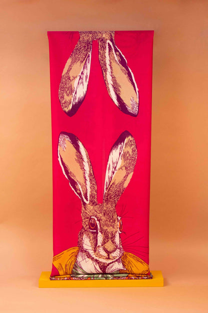 Gentleman Hare Print Scarf