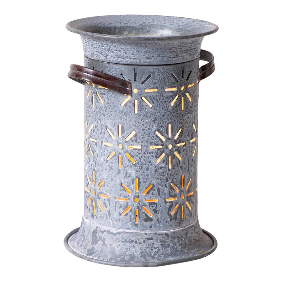 Starburst Wax Warmer - Weathered Zinc