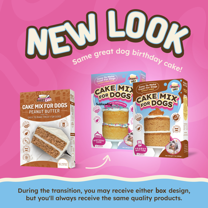Puppy Cake - Dog Birthday Cake Mixes with Icing