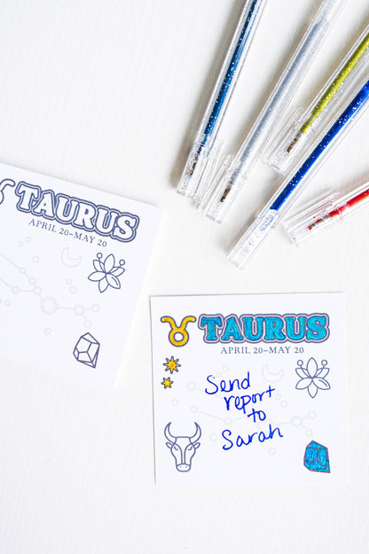 Color the Cosmos Post It Notes - Complete Astrology Set