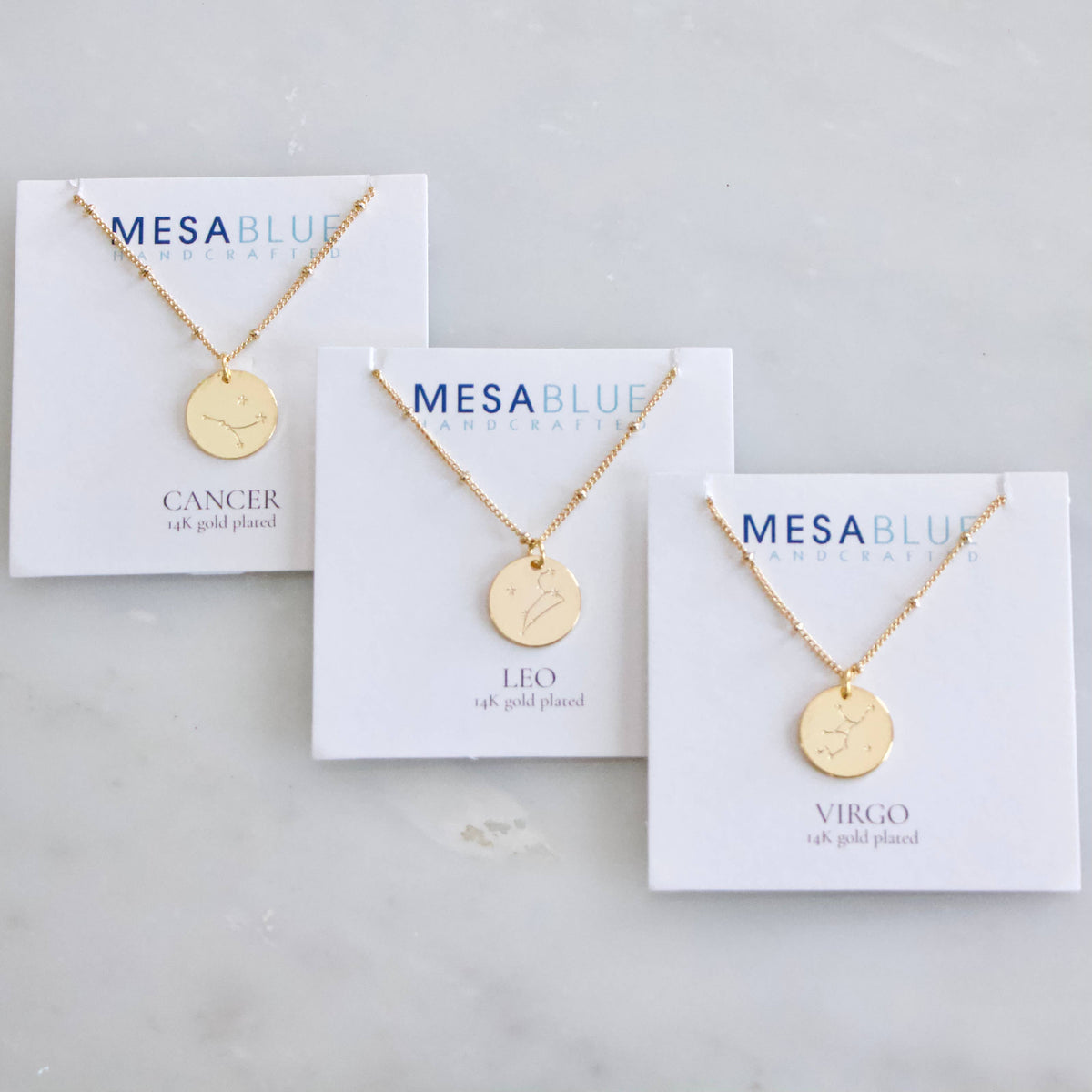 Zodiac Sign Coin Necklace