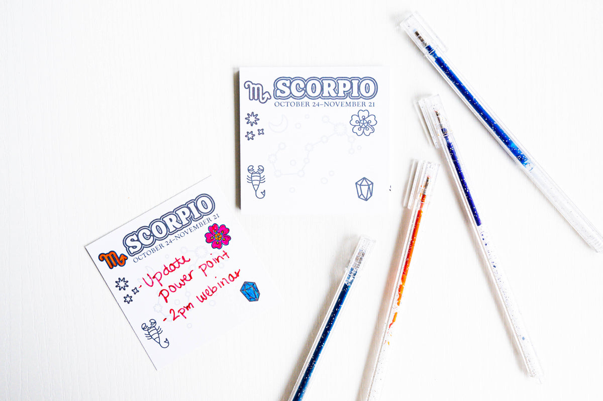 Color the Cosmos Post It Notes - Complete Astrology Set