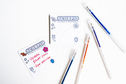 Color the Cosmos Post It Notes - Complete Astrology Set