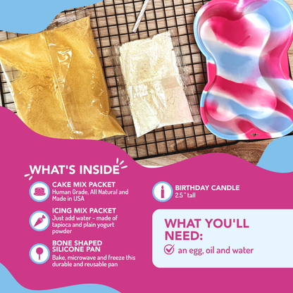 Dog Birthday Cake Kit