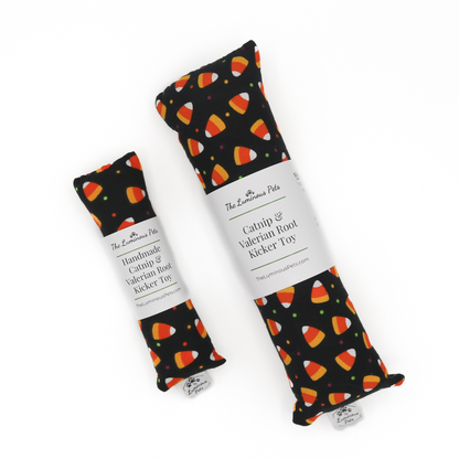Catnip with Valerian Root Cat Toys | Halloween Candy Corn