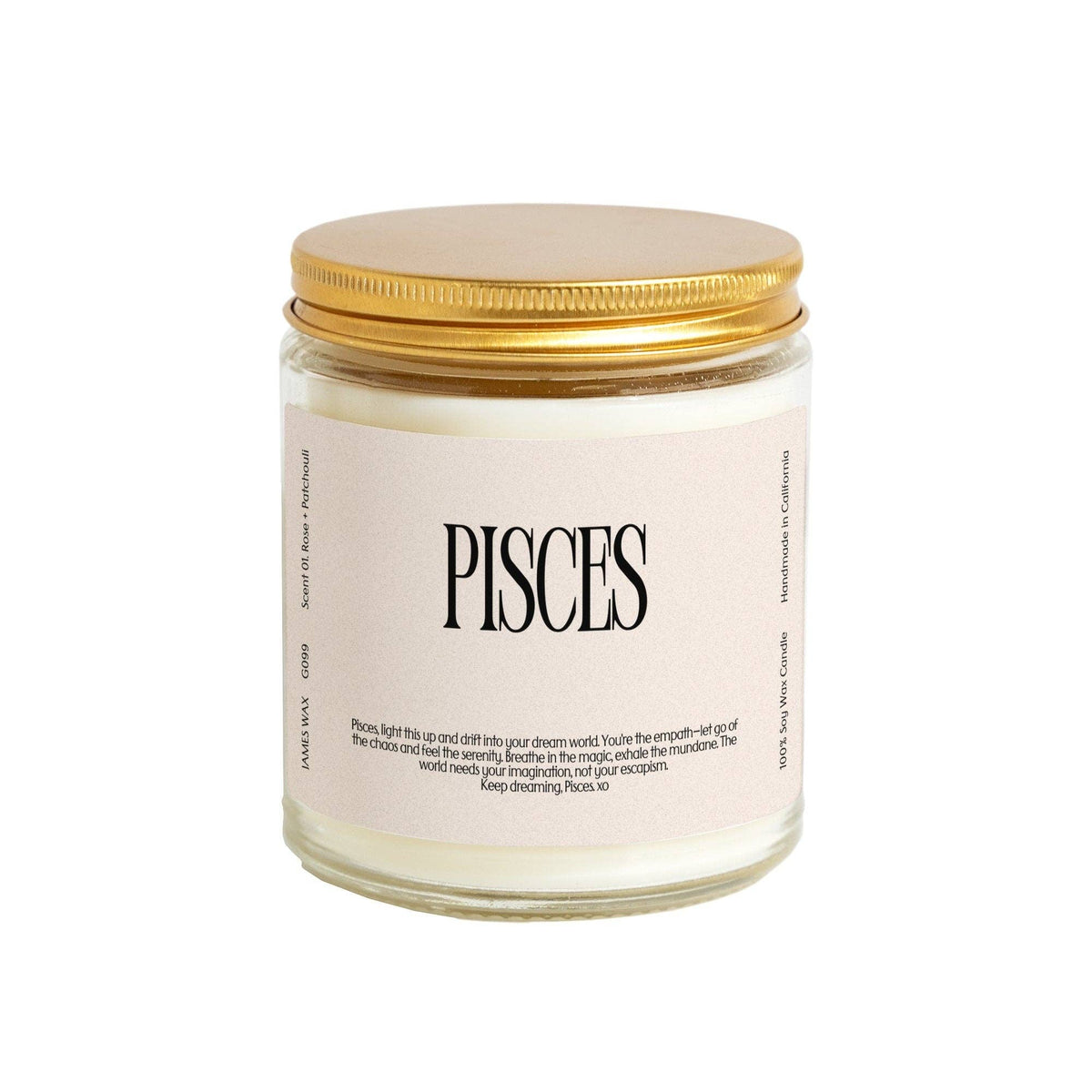 Pisces Candle