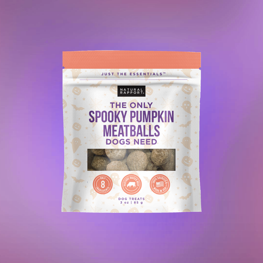 The Only Spooky Pumpkin Meatballs Dogs Need