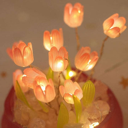 CreateKit Tulip LED Night Light, Unique Handmade Gift for Her