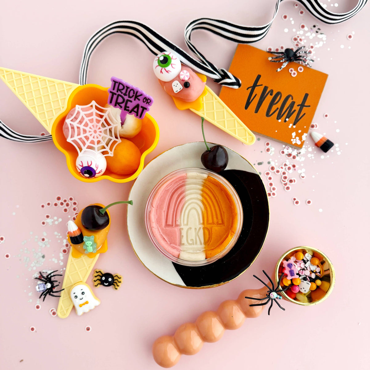 Halloween Ice Scream Parlor KidDough Play Kit