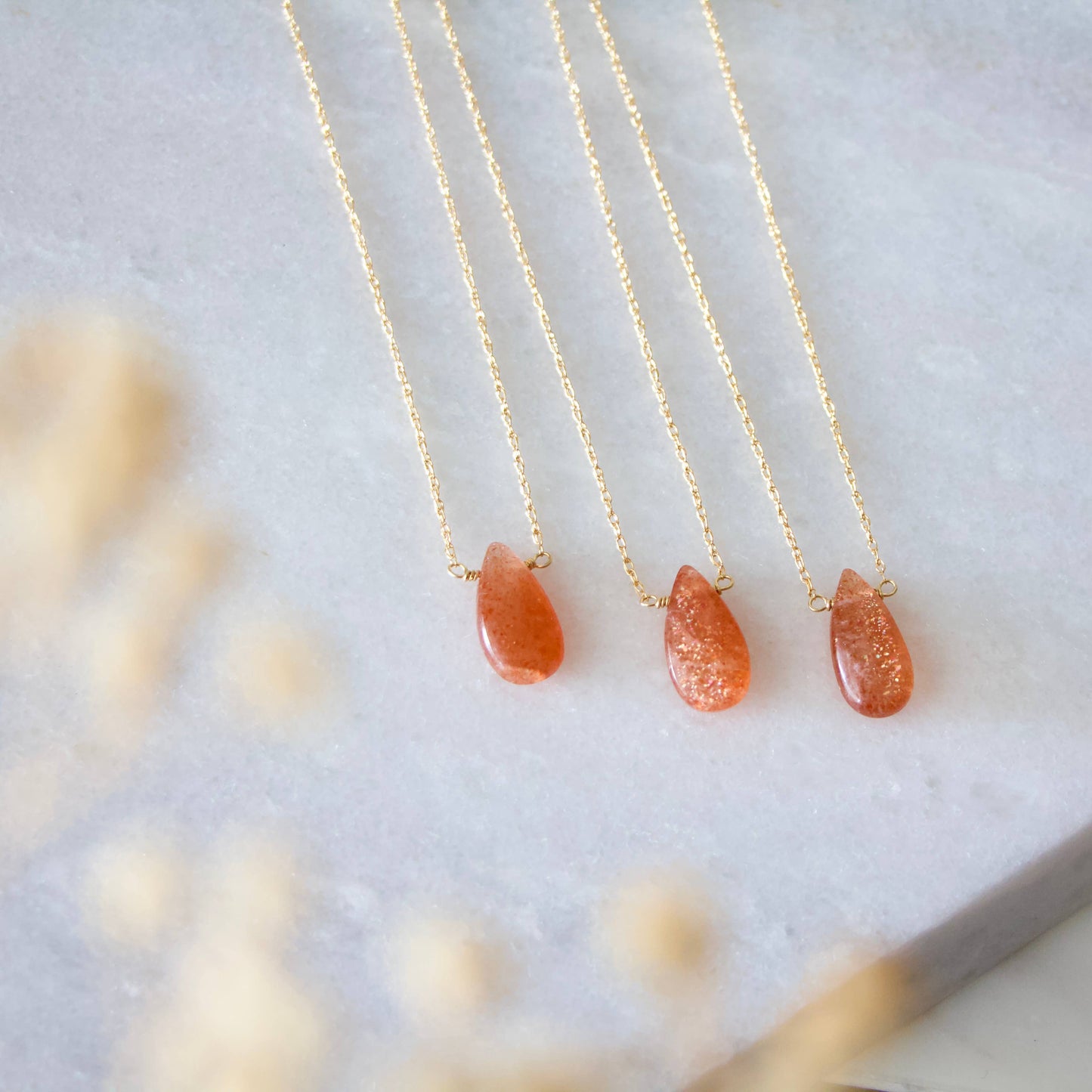 Sunstone Necklace