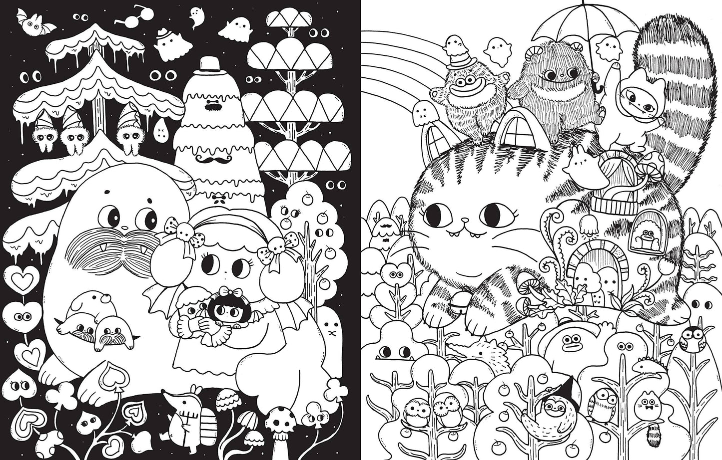 A Million Little Monsters Coloring Book