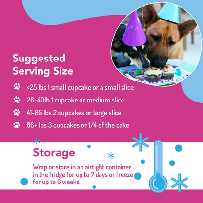 Puppy Cake - Dog Birthday Cake Mixes with Icing