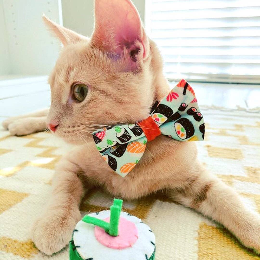 Sushi Date - Bow Tie for Cats + Small Dogs