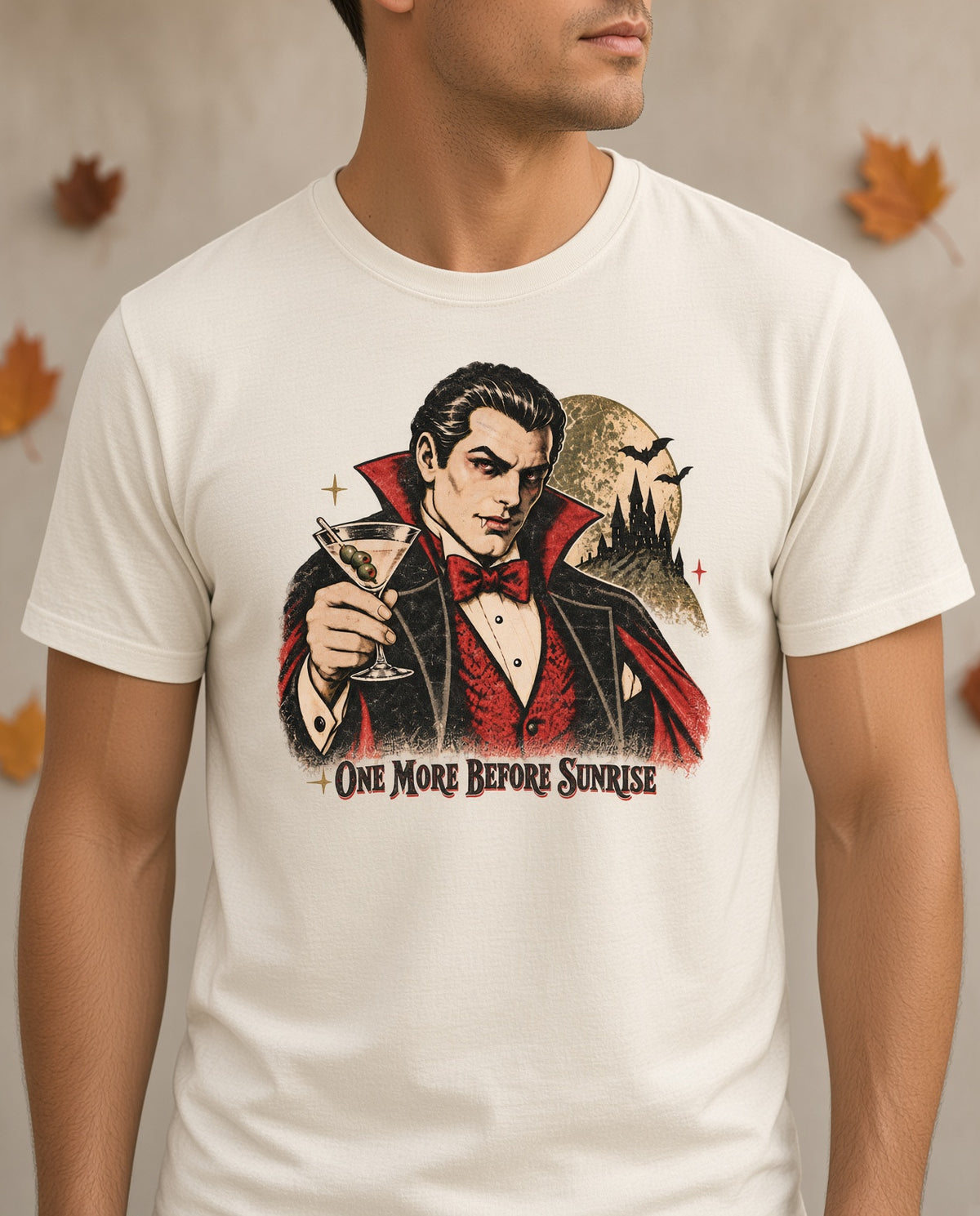 Dracula with martini