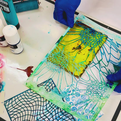 Beginning Gel Plate Printing Saturday, (November 8th 11am to 2:00)