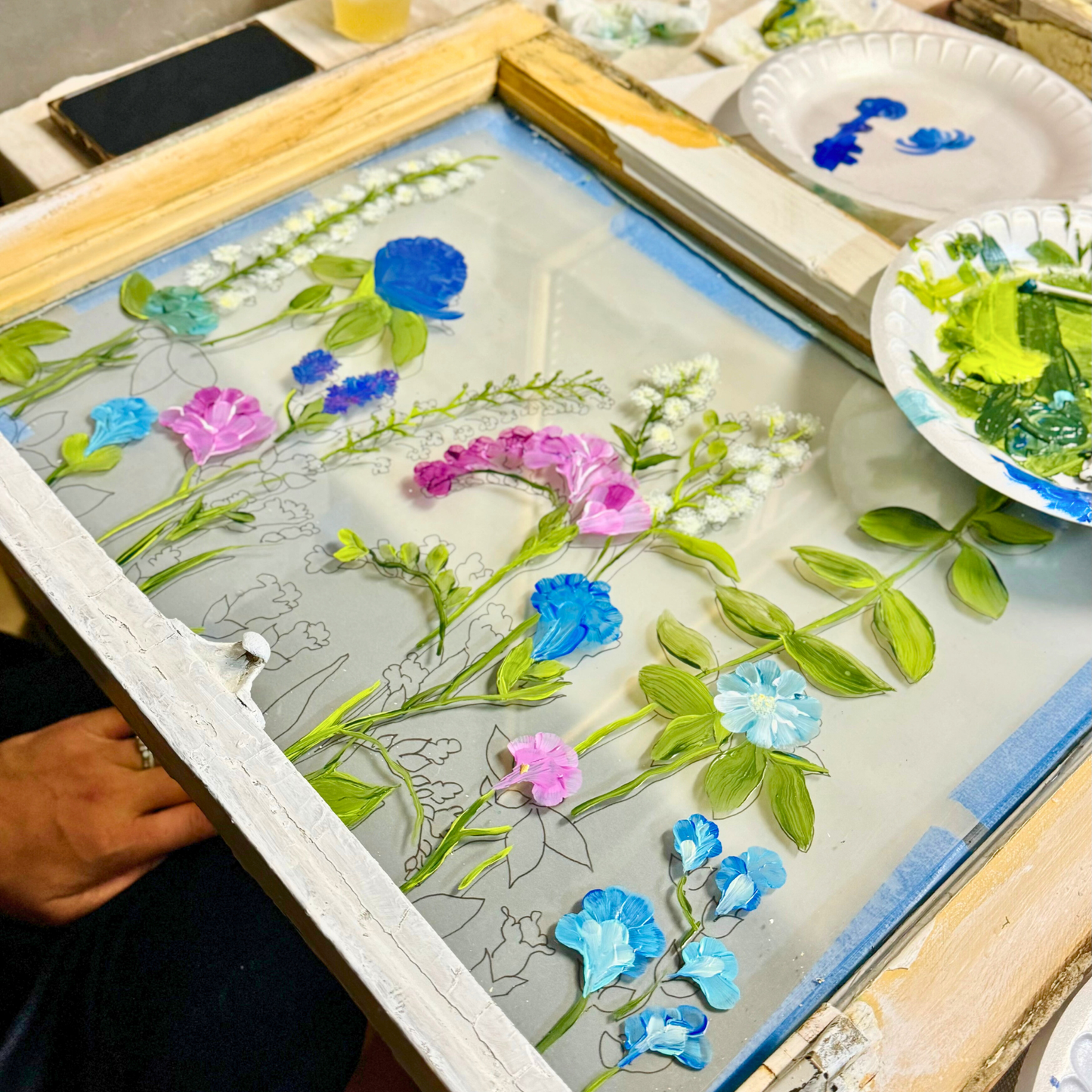 Creative Painting Workshops with Sandy