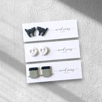 Spooky Season Halloween Collection | Polymer Clay Studs