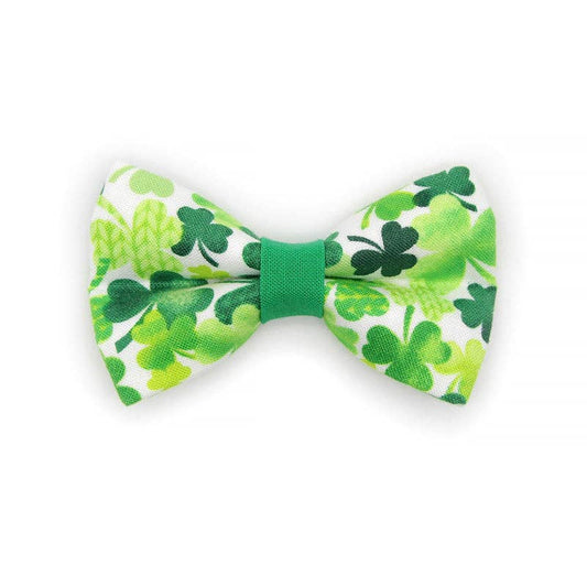 Shamrock Spirit - St. Patty's Bow Tie for Cat + Small Dog
