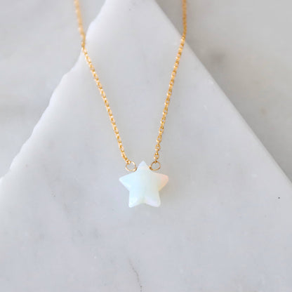 Opalite Star Necklace